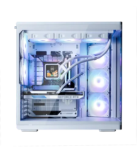 Κουτί υπολογιστή, Zalman ZALMAN P60 ATX MID TWR λευκό - 9
