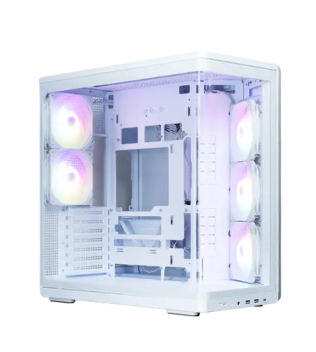 Carcasă PC, Zalman ZALMAN P60 ATX MID TWR alb - 1