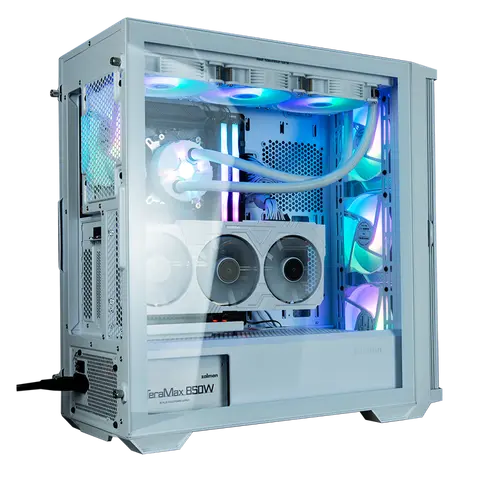 Carcasă PC, Zalman ZALMAN Z10 DUO ATX MID alb - 4