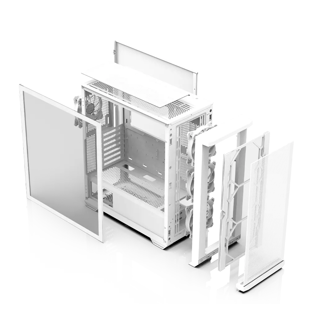 Кутия за компютър, Zalman ZALMAN Z10 DUO ATX MID WHITE - image 4
