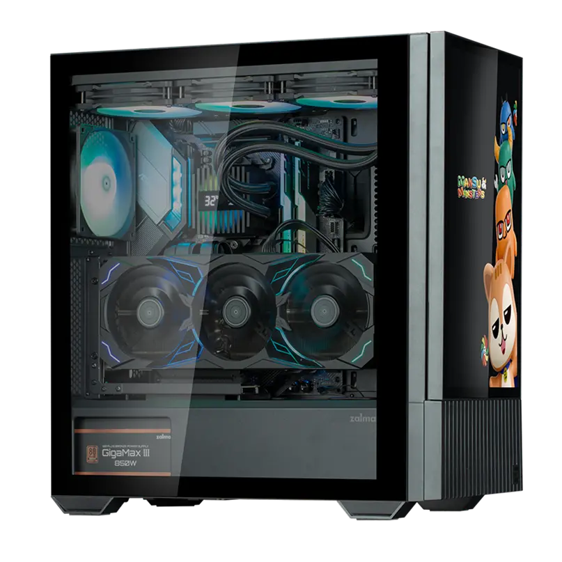 Кутия за компютър, Zalman ZALMAN Z10 DS ATX MID BLACK - image 14