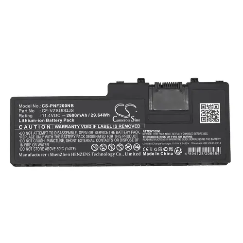 Baterie laptop Panasonic CF-VZSU0QJS, Toughbook CF-20, Toughpad FZ-A2 LiIon 11,4V 2600mAh CAMERON SINO - 1