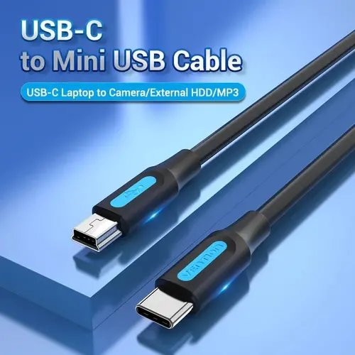 Vention Cablu USB 2.0 C M / Mini USB 5pin 0.5m - COWBD - 2