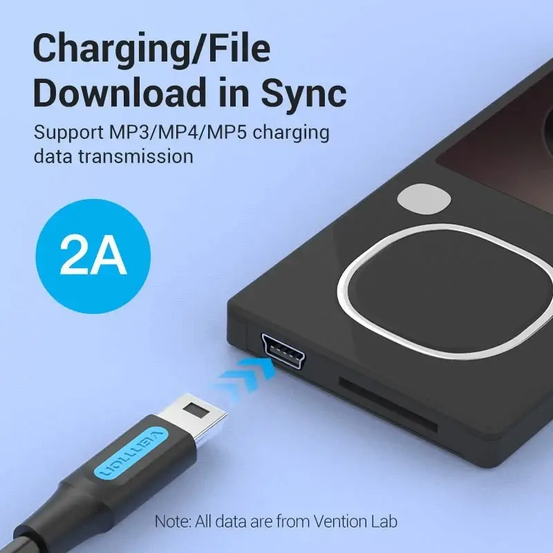 Vention Καλώδιο USB 2.0 C M / Mini USB 5pin 0.5m - COWBD - image 4