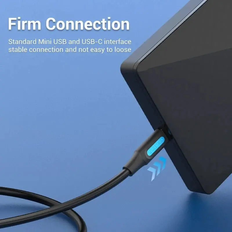 Vention Кабел USB 2.0 C M / Mini USB 5pin 0.5m - COWBD - image 7