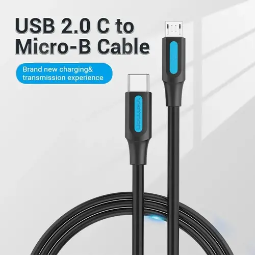 Vention Καλώδιο USB 2.0 C M / Micro-B USB M 0.5m - COVBD - 2