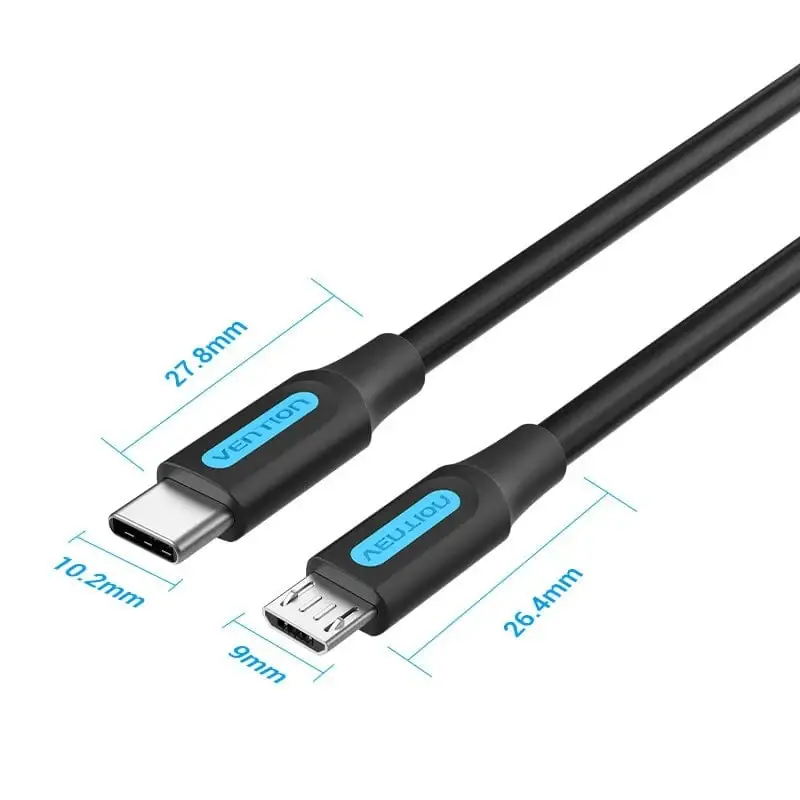 Vention Cablu USB 2.0 C M / Micro-B USB M 0.5m - COVBD - image 6