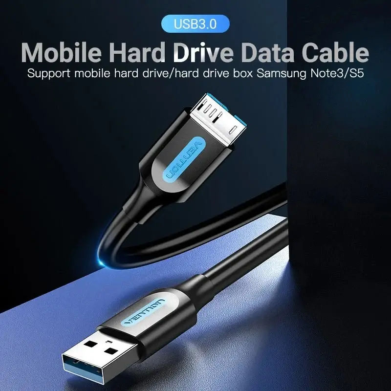 Vention Cablu USB 3.0 AM / Micro USB BM 0.25m - COPBC - image 1