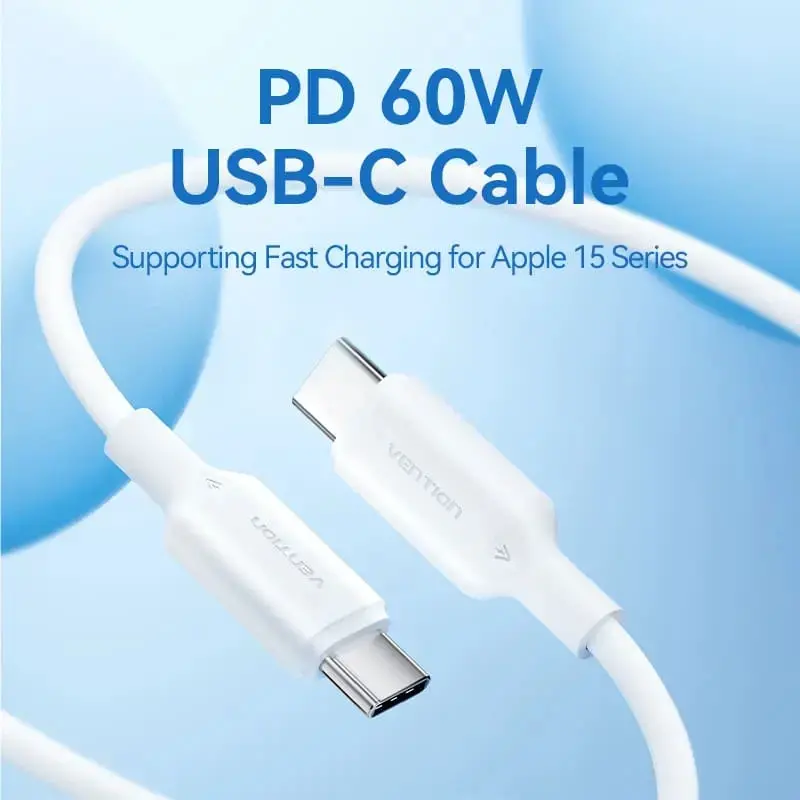Vention Cablu USB 2.0 C M / USB-C M 1.0m negru - TRCBF - image 1