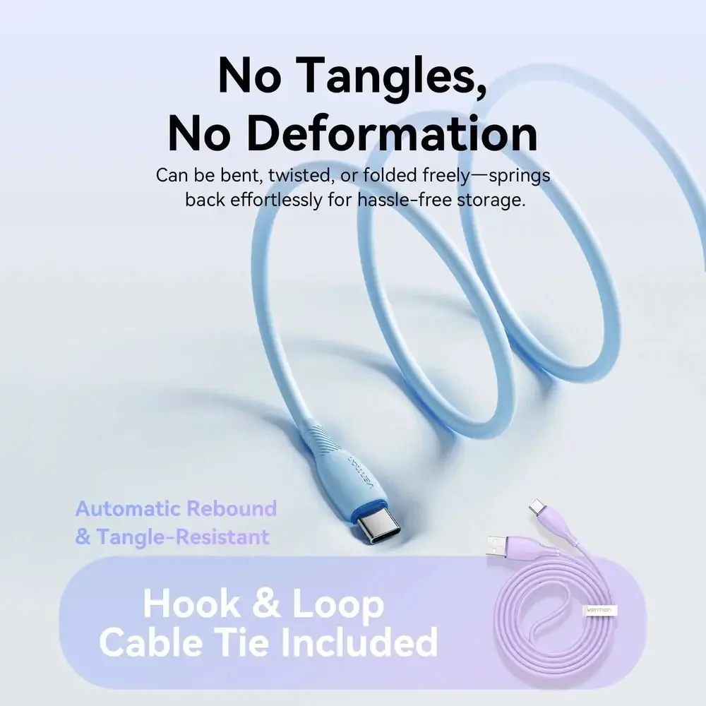 Vention Cablu USB 2.0 AM / USB-C M 0.25m - CTWWC - image 6