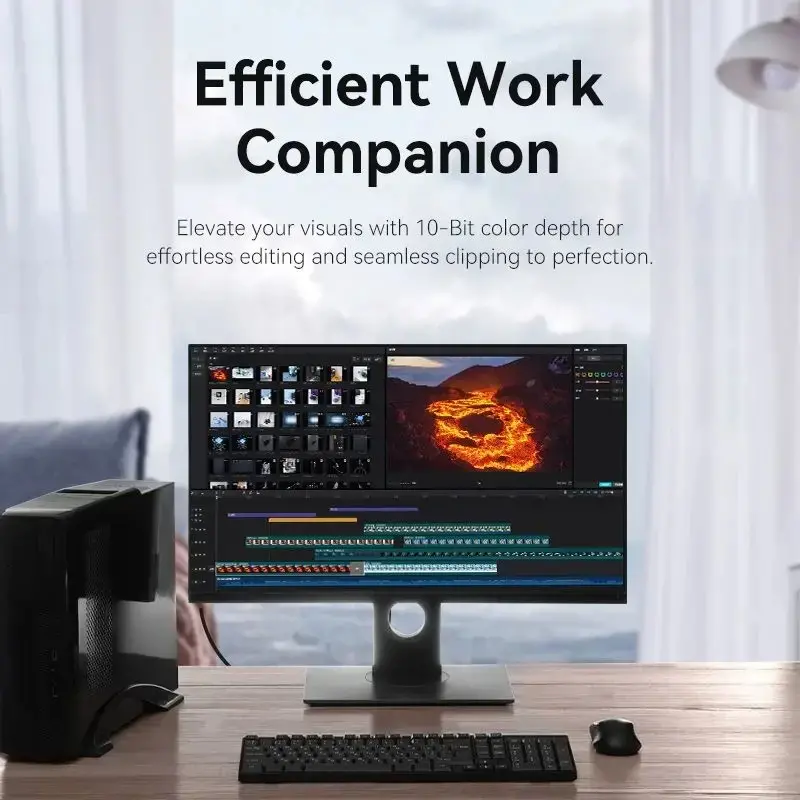 Vention Cablu - DisplayPort v1.2 DP M / M negru 4K 2.0M - HAKBH - image 6