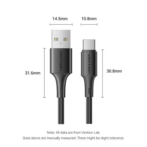 Vention Καλώδιο USB 2.0 AM / USB-C M 0.25m - TRQBAC - 14
