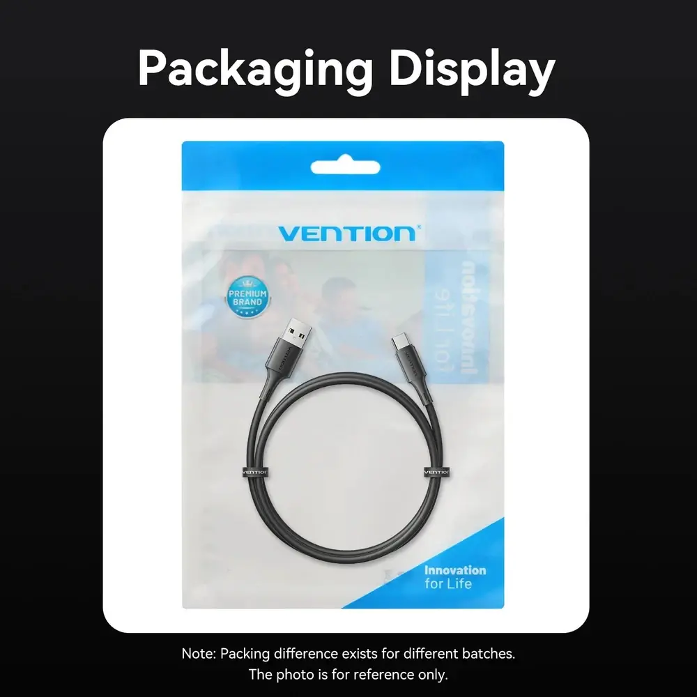 Vention Кабел USB 2.0 AM / USB-C M 0.25m - TRQBAC - image 14