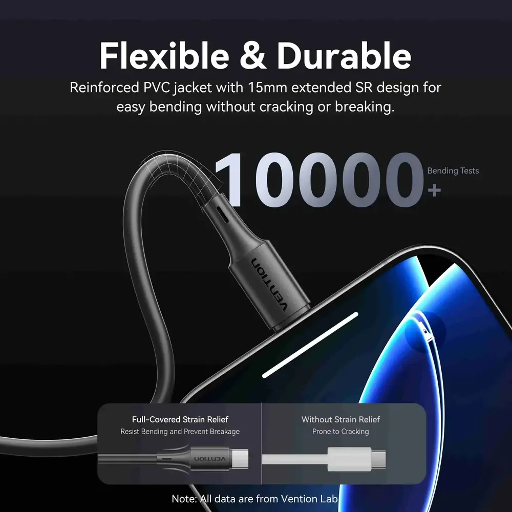 Vention Кабел USB 2.0 AM / USB-C M 0.25m - TRQBAC - image 7