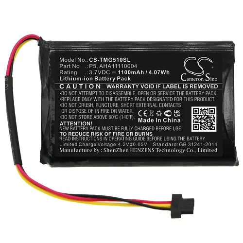 Baterie pentru GPS TomTom AT6, Go 510, Go 520, Go 520 WIFI, VIA 62, Go Basic 6″ 3,7V 1100mAh LiIon Cameron Sino - 1