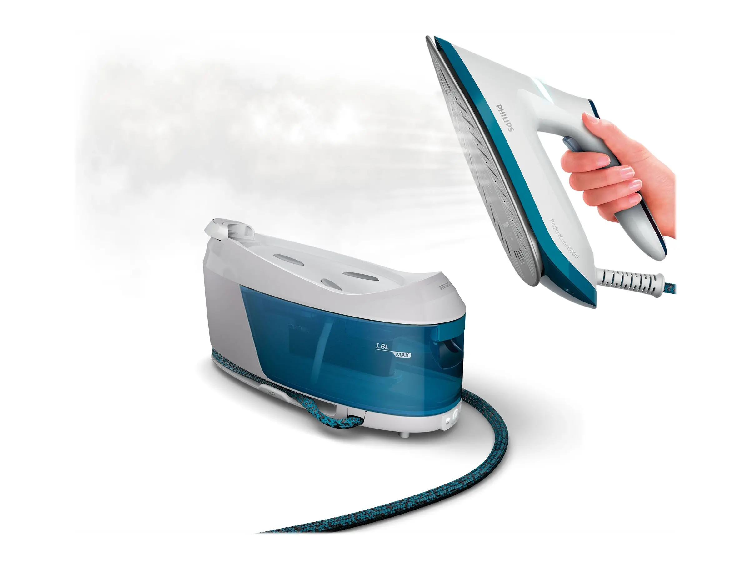 PHILIPS Ατμογεννήτρια PerfectCare 7000 series 6,5 bar OptimalTEMP παροχή ατμού 150g/min αποσπώμενο δοχείο νερού 1,8l - image 4