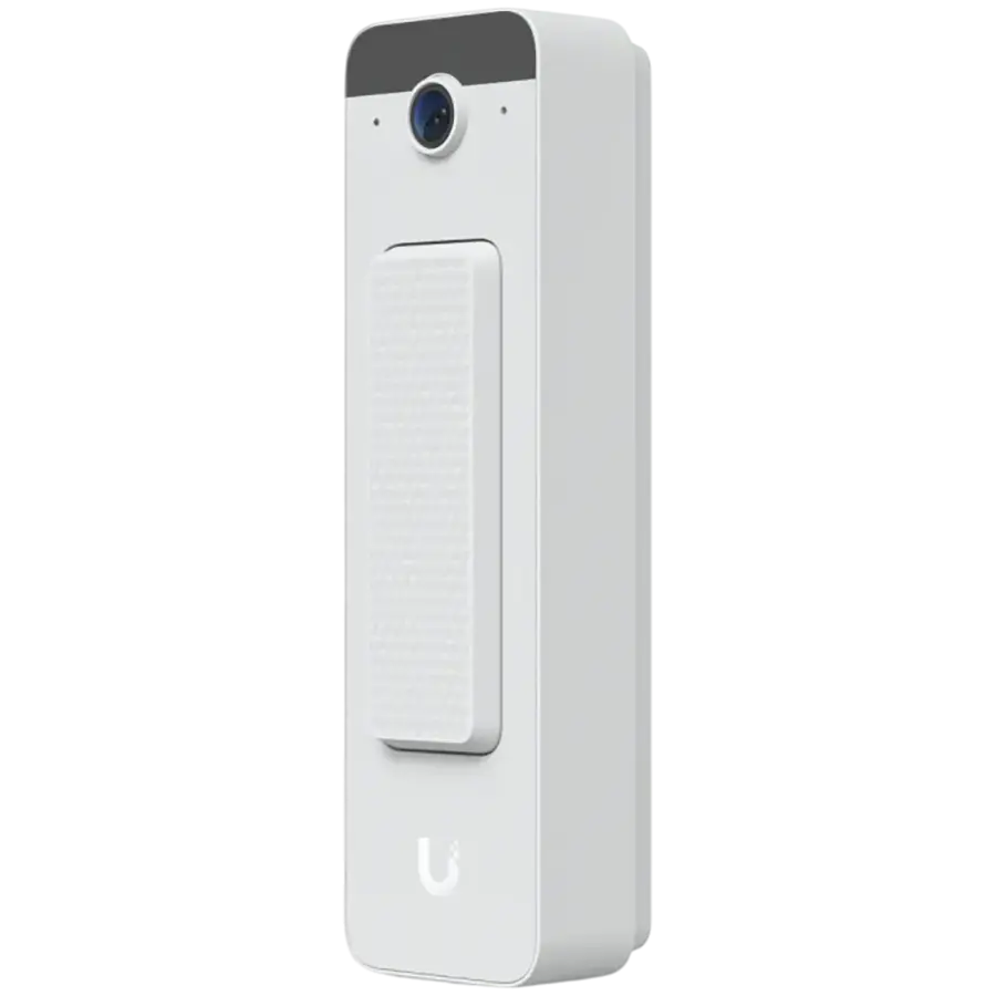 Ubiquiti Doorbell Lite - Compact PoE video doorbell with two-way audio and versatile mounting options, white.