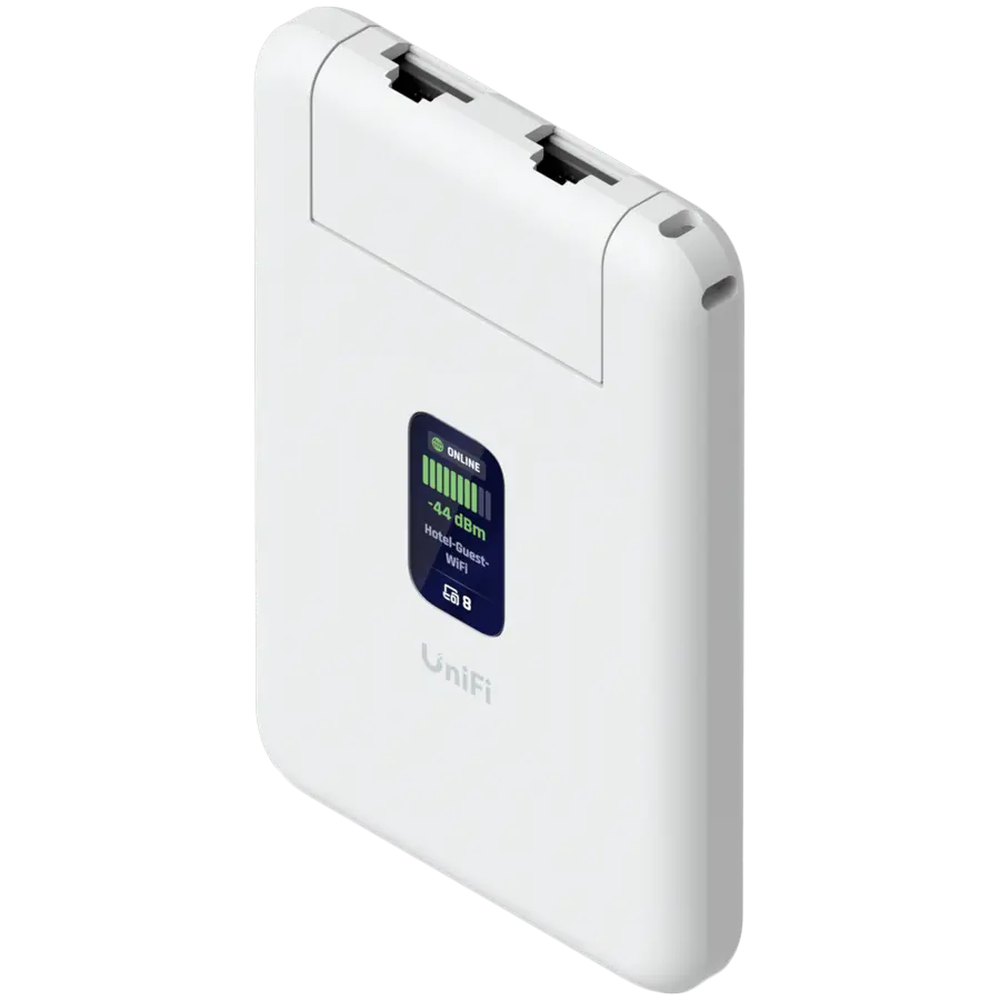 Ubiquiti UTR UniFi Travel Router ultra-slim travel router that instantly extends your UniFi Network wherever you are, bringing secure, familiar connectivity to remote locations - image 2