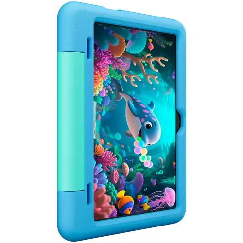 Blackview Tab 20 Kids WiFi 10.1-inch 800x1280 HD 60Hz Unisoc Tiger T310 2Hz 4GB + 64GB 6600mAh Cam 5MP/8MP WiFi5 Android 15 Bubble Blue - 2