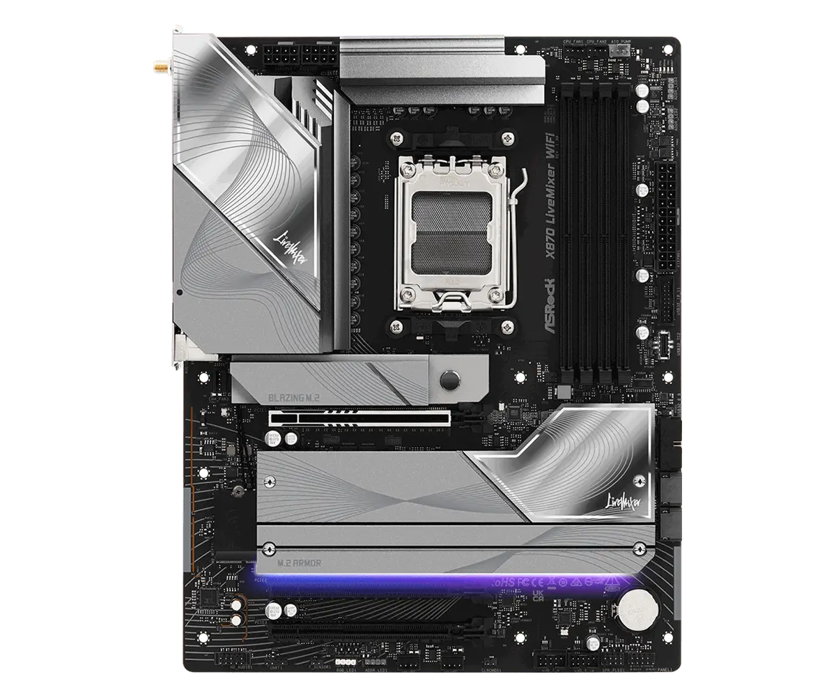 Μητρική πλακέτα, ASROCK X870 LIVEMIXER WIFI - image 2