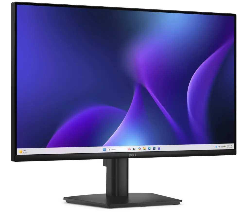 Monitor, Dell E2426H, 23.8" LED Anti-Glare, IPS, 5ms GTG, 120Hz, 1000:1, 250 cd/m2, 1920x1080 Full HD, HDMI, VGA, DisplayPort, Low Blue Light - image 1