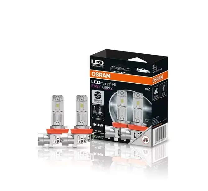 BEC LED AUTO 64211DWESY GEN2 H8/H9/H11/H16 26W 12V PGJ19-X BOX2 OSRAM