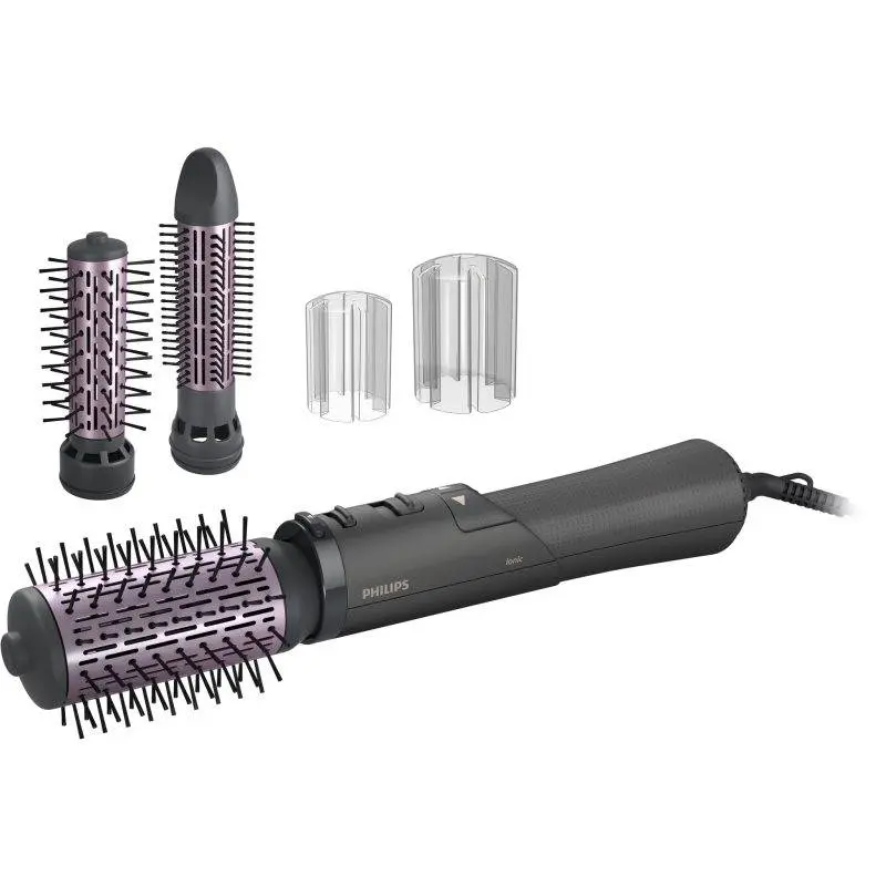 PHILIPS Aparat de coafat cu aer 1000W Împrospătare ionică Ceramică turmalină 3 accesorii