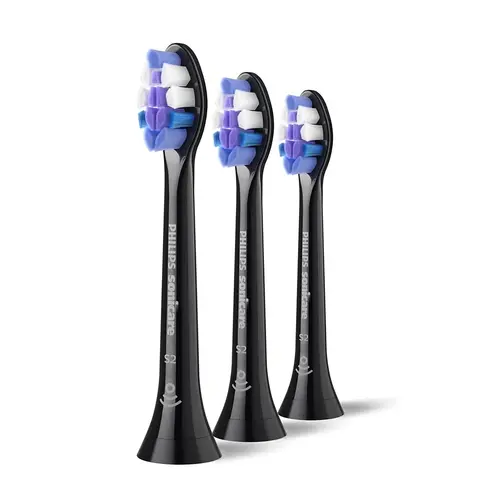 PHILIPS set capete de rezervă Sonicare Sensitive 2+1 buc. negre - 1
