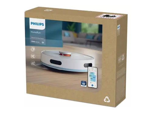PHILIPS Ρομποτική ηλεκτρική σκούπα HomeRun 2000 Series έως 120 λεπτά λειτουργία με μία φόρτιση ξηρό και υγρό καθάρισμα - 4