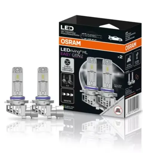 АВТОМОБИЛНА LED ЛАМПА 9005DWESY2 HB3/HIR1/H10/HB4/HIR2 26W 12V BOX2 OSRAM - image 1