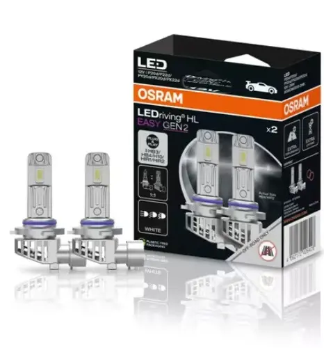 АВТОМОБИЛНА LED ЛАМПА 9005DWESY2 HB3/HIR1/H10/HB4/HIR2 26W 12V BOX2 OSRAM - 2