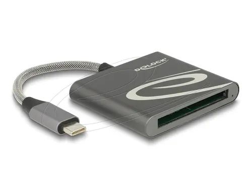 Cititor de carduri Delock extern Card Reader for CFast 2.0 type I / II, USB Type-C - 1