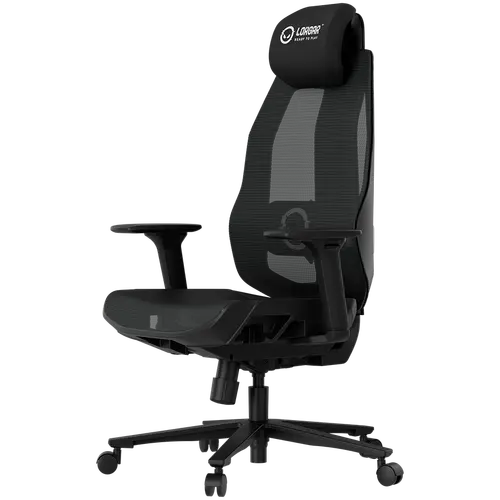LORGAR CHP51 Mesh Scaun gaming Pro multireglabil negru/alb - 14