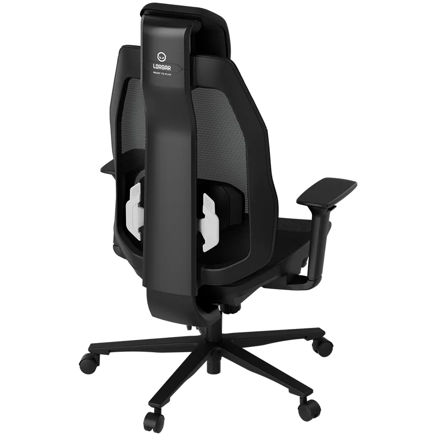 LORGAR CHP51 Mesh Scaun gaming Pro multireglabil negru/alb - image 21