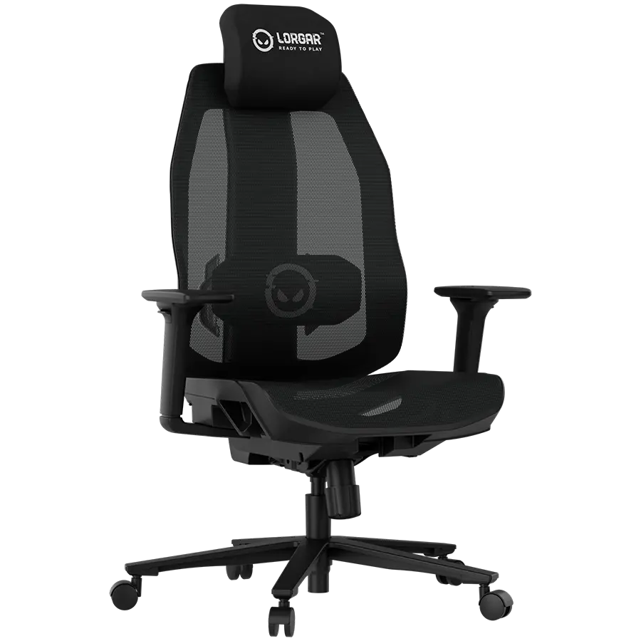 LORGAR CHP51 Mesh Scaun gaming Pro multireglabil negru/alb - image 23