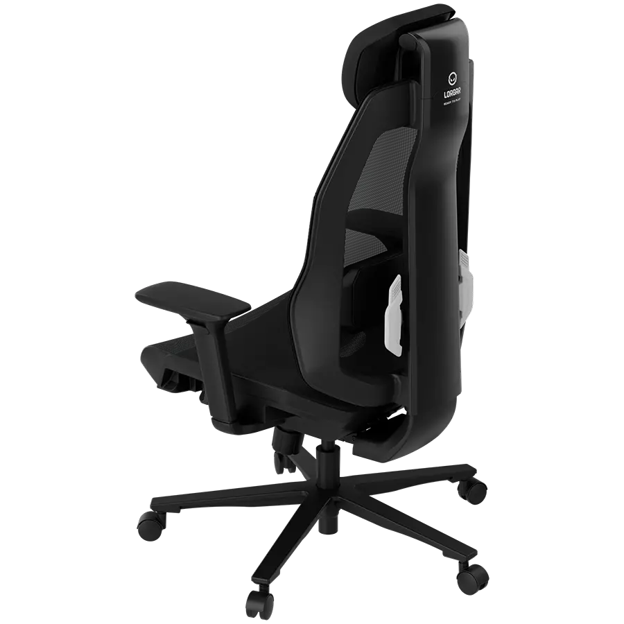 LORGAR CHP51 Mesh Scaun gaming Pro multireglabil negru/alb - image 28