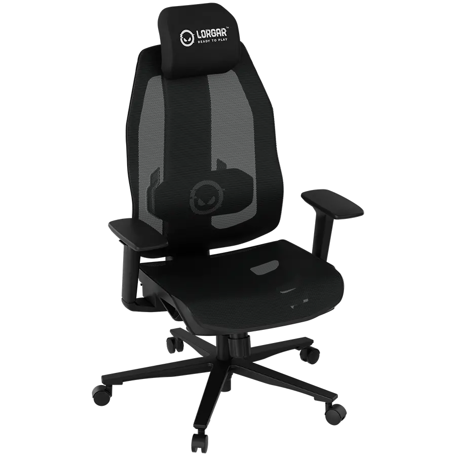 LORGAR CHP51 Mesh Gaming Chair Pro Multi-adjastable Black/White - image 5