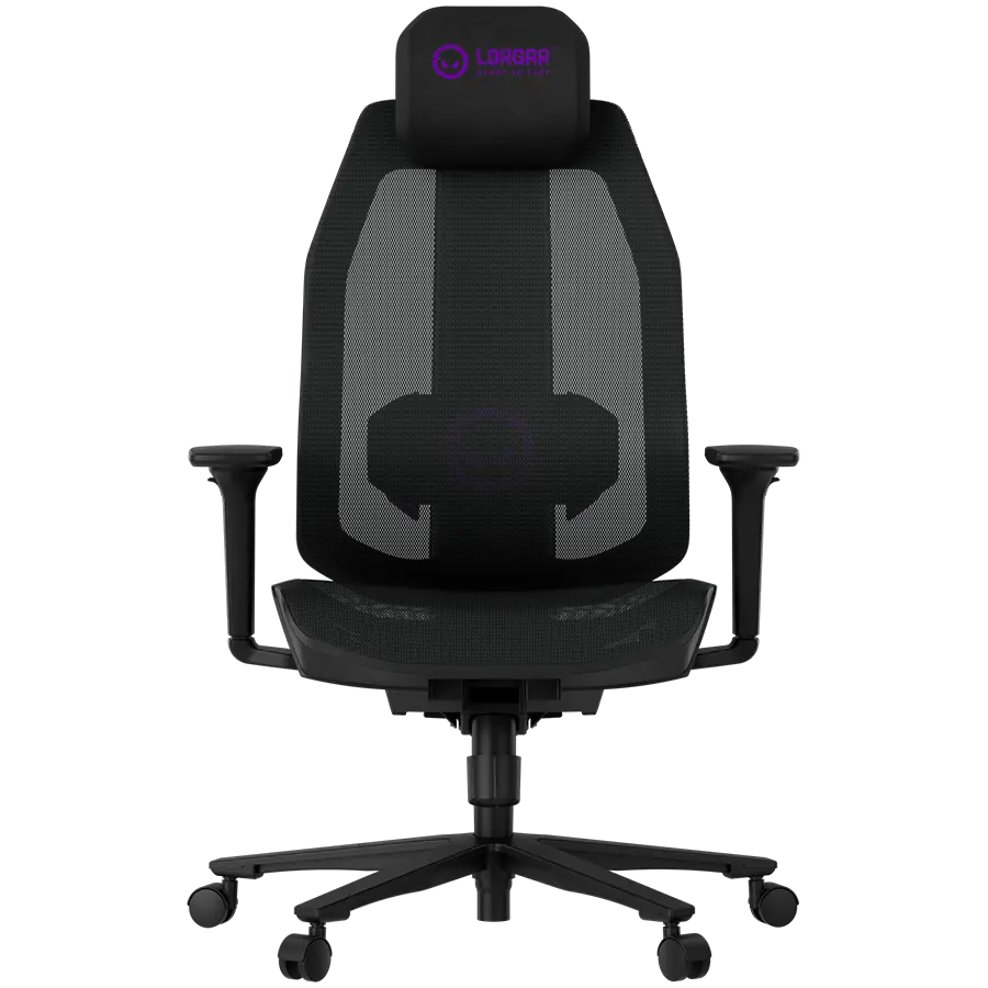 LORGAR CHP51 Mesh Gaming Chair Pro Multi-adjastable Black/Purple - image 1