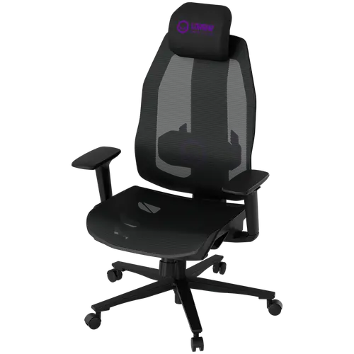 LORGAR CHP51 Mesh Scaun gaming Pro multireglabil negru/violet - 3