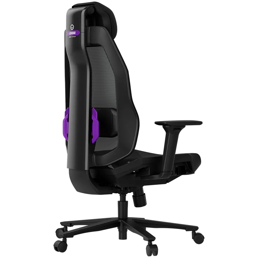 LORGAR CHP51 Mesh Scaun gaming Pro multireglabil negru/violet - image 7