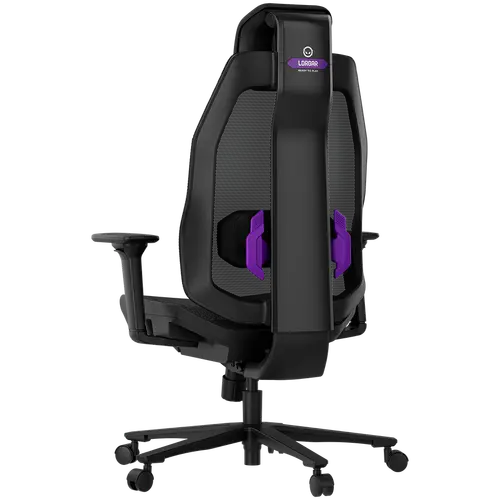 LORGAR CHP51 Mesh Gaming καρέκλα Pro πολυρυθμιζόμενη μαύρο/μωβ - 10