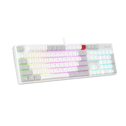 Tastatură gaming A4Tech Bloody B230N Neon Backlit - Albă - 2