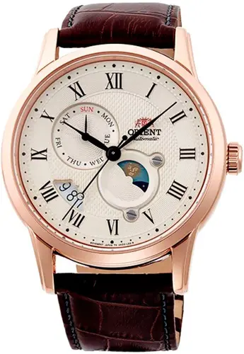 Мъжки автоматичен часовник Orient Classic Automatic Sun and Moon - RA-AK0007S Мъжки автоматичен часовник Orient Classic Automatic Sun and Moon - RA-AK0007S