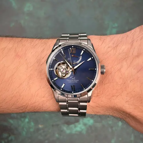 Мъжки часовник Orient Star Semi Skeleton - RE-AT0021L - 5