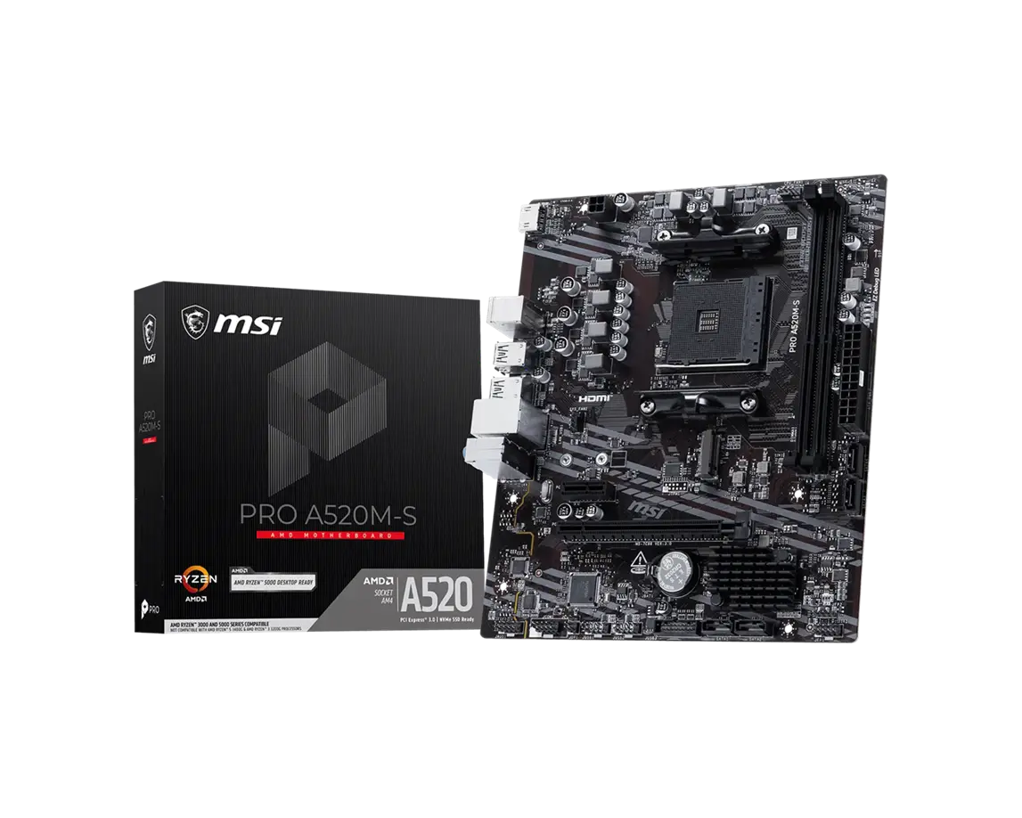 Дънна платка, MSI PRO A520M-S - image 4