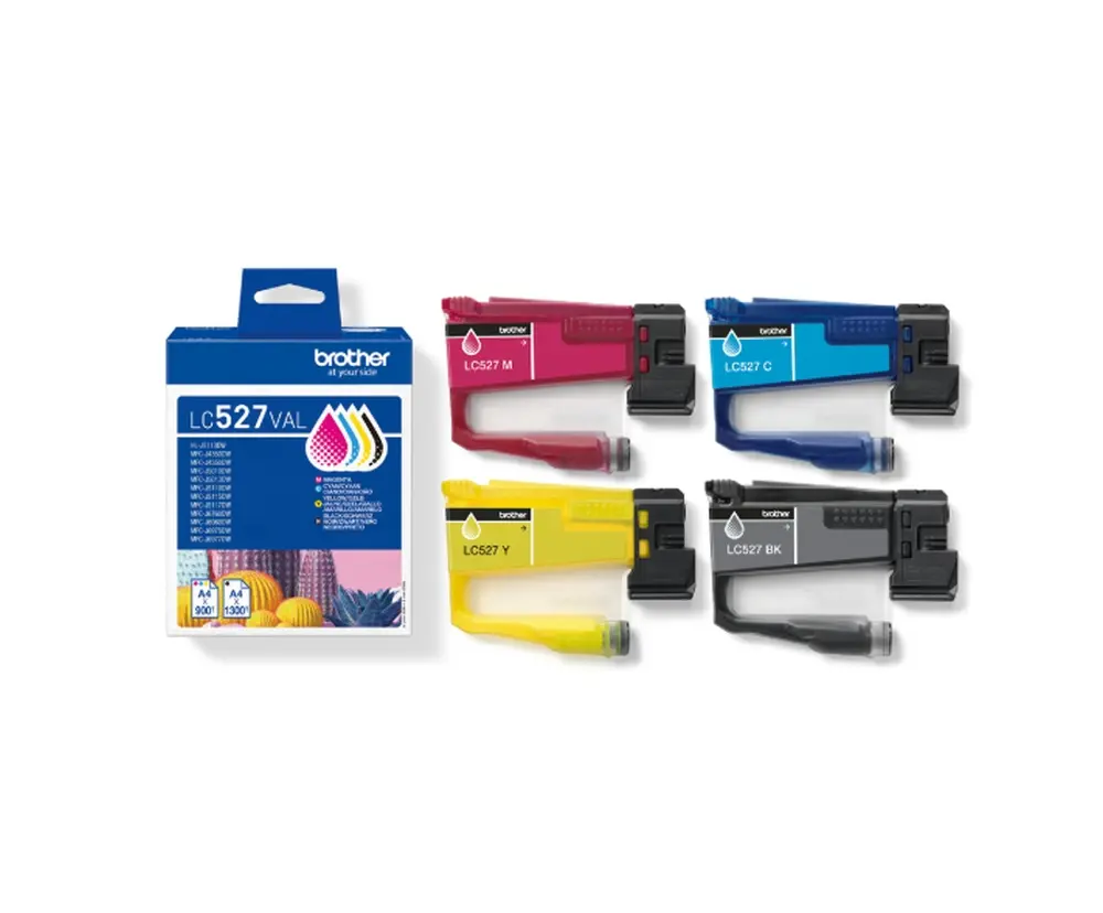 Консуматив, Brother LC527VAL Coloured Multipack Ink Cartridge for MFCJ5010DW/MFCJ5110DW