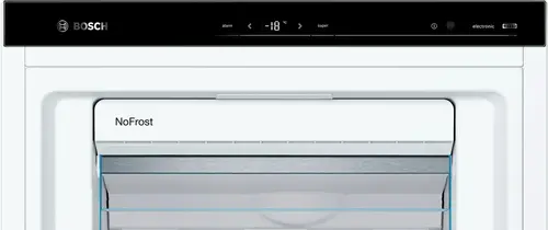 Фризер, Bosch GSN54AWDV SER6 FS upright freezer, NoFrost, D, 176/70/65cm, 328l, 38dB(C), IC, 5 drawers (1 BigBox), 2 shelfs, IceTwister, handle, white - 2
