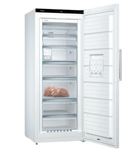 Фризер, Bosch GSN54AWDV SER6 FS upright freezer, NoFrost, D, 176/70/65cm, 328l, 38dB(C), IC, 5 drawers (1 BigBox), 2 shelfs, IceTwister, handle, white - 3