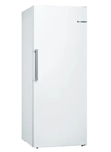 Фризер, Bosch GSN54AWDV SER6 FS upright freezer, NoFrost, D, 176/70/65cm, 328l, 38dB(C), IC, 5 drawers (1 BigBox), 2 shelfs, IceTwister, handle, white