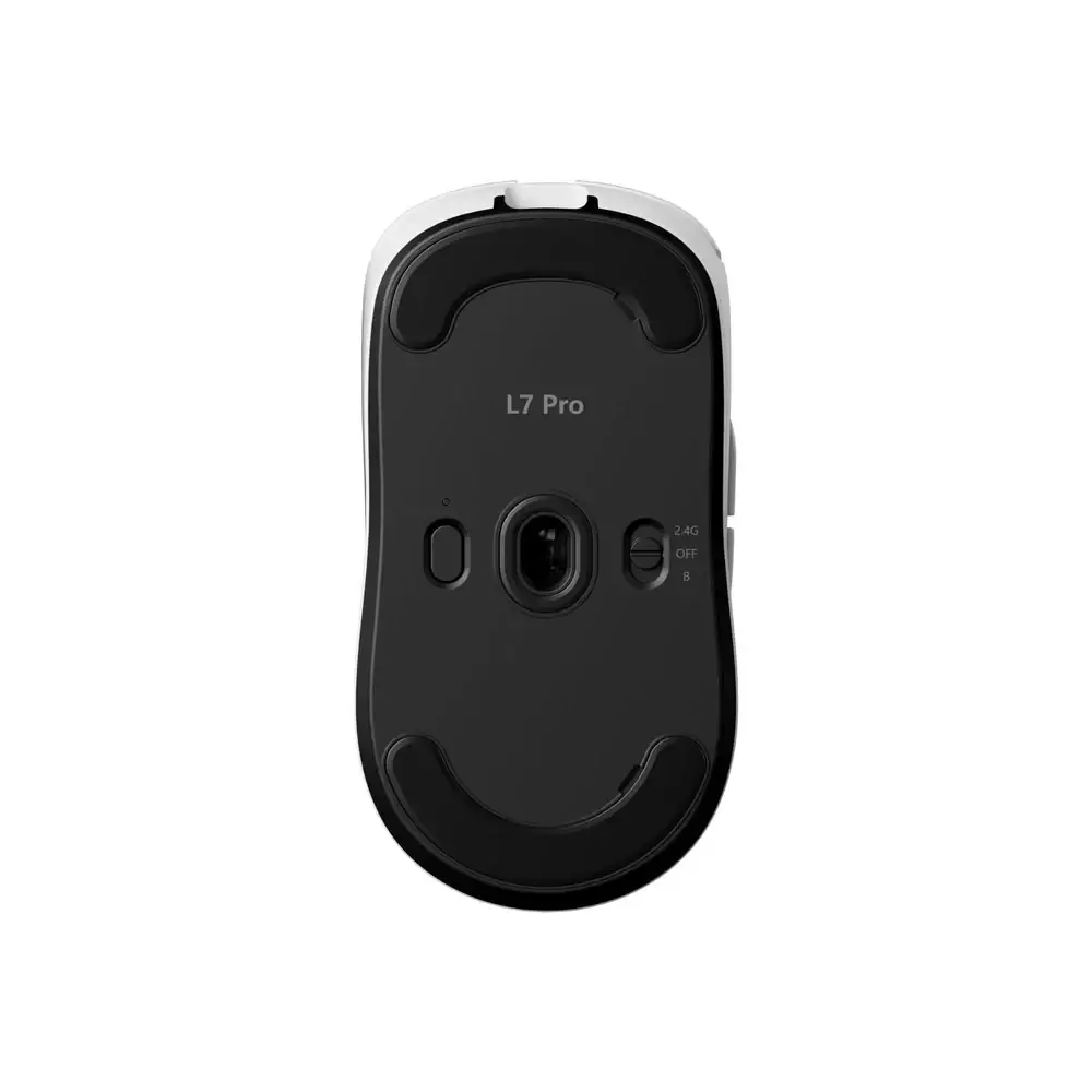 MCHOSE професионална геймърска мишка L7 Pro White - Wireless Gaming Mouse - Dual 8K, Kailh Optical - image 2
